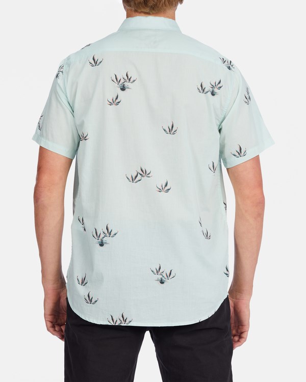 Billabong Sundays Mini Short Sleeve Shirt Seamist | JNATM7428