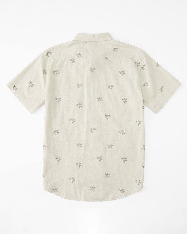 Billabong Sundays Mini Short Sleeve Shirt Stone Heather | NYQBG4032