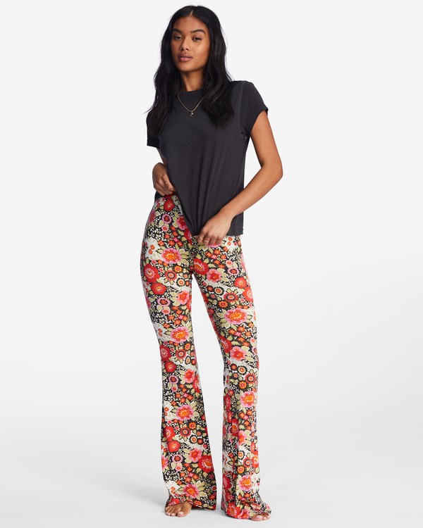 Billabong Sundown High-Waisted Flared Pants Multi 4 | KJXGW7805