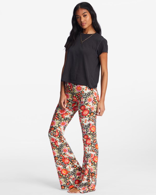 Billabong Sundown High-Waisted Flared Pants Multi 4 | KJXGW7805