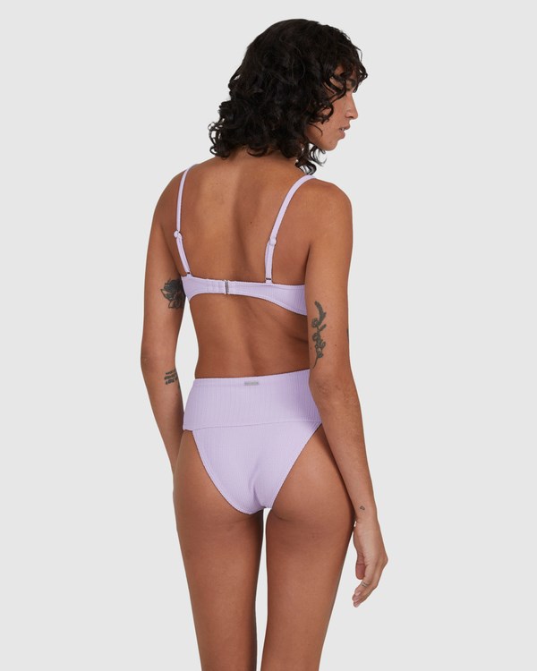 Billabong Sunrays Kauai High-Rise Bikini Bottoms Lilac | LSKXH4761