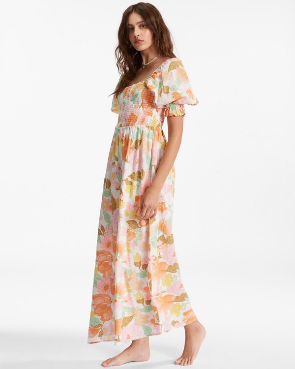 Billabong Super Sweet Maxi Dress Multi | ILKQO5790