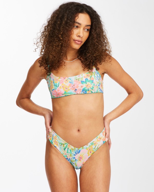 Billabong Sweet Tropics Skinny Mini Reversible Bikini Top Multi | ZKXGR3421