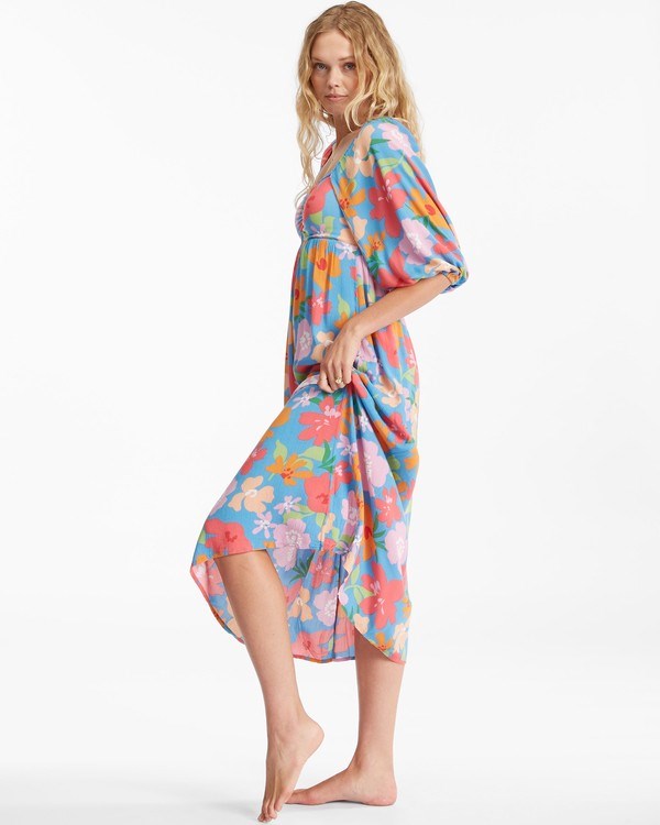 Billabong Swept Away Midi Dress Multi | KNDHJ0745