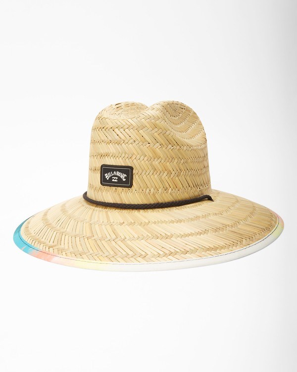 Billabong Tides Print Straw Lifeguard Hat Sand | GRSME6745