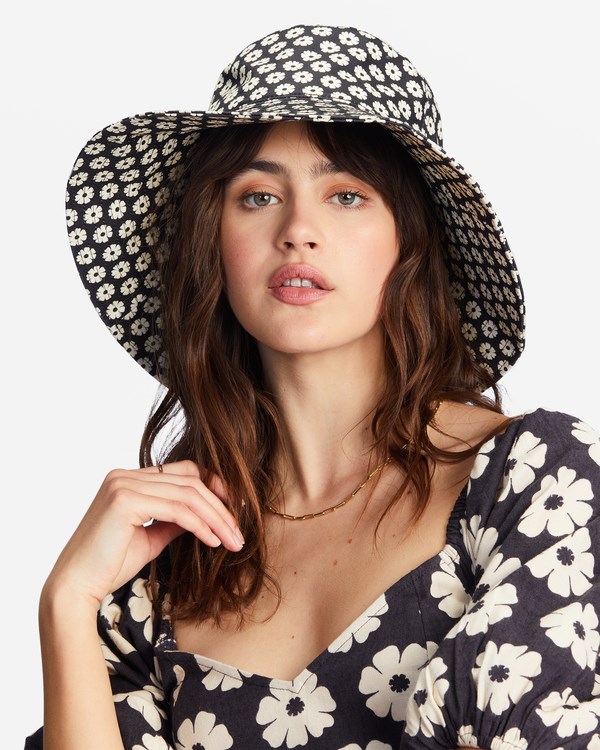 Billabong Time To Shine Bucket Hat Off Black | LAVUX1206