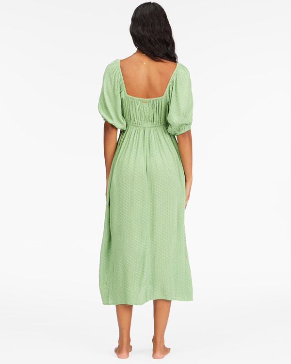 Billabong True Romance Midi Dress Tea Tree | MYGDV1935