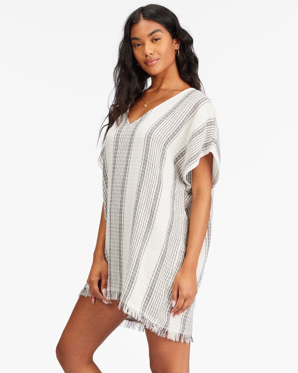 Billabong Walk Away Beach Cover-Up Salt Crystal | VBQKX7513