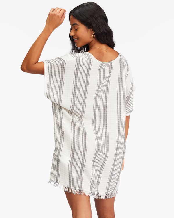 Billabong Walk Away Beach Cover-Up Salt Crystal | VBQKX7513