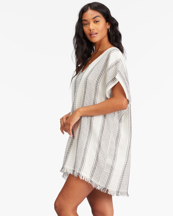 Billabong Walk Away Beach Cover-Up Salt Crystal | VBQKX7513