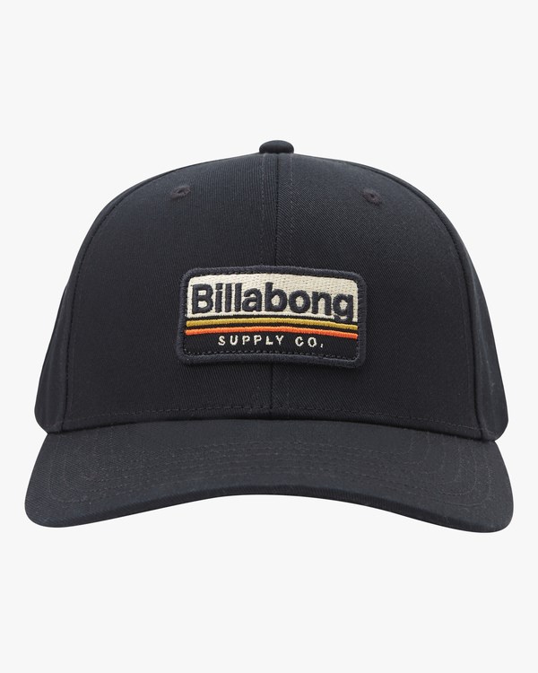 Billabong Walled Snapback Hat Black | PLITO9586