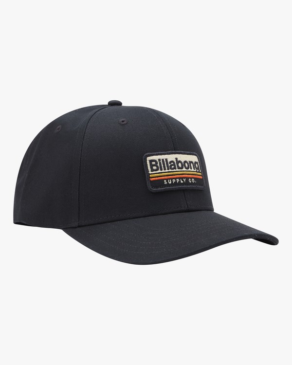 Billabong Walled Snapback Hat Black | PLITO9586