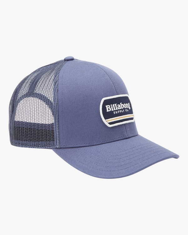 Billabong Walled Trucker Hat Denim | PVXMB4672