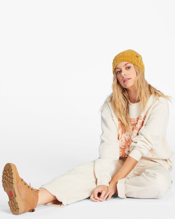 Billabong Warm Up Knit Beanie Golden Spice | WAJFC7245