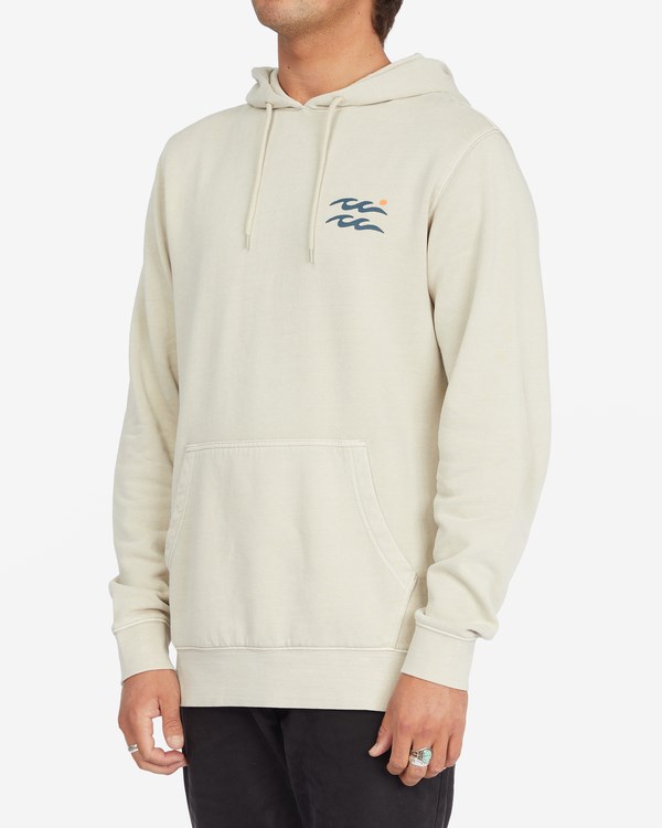 Billabong Wave Washed Plantasia Pullover Hoodie Chino | YKWMR1706