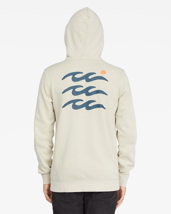 Billabong Wave Washed Plantasia Pullover Hoodie Chino | YKWMR1706