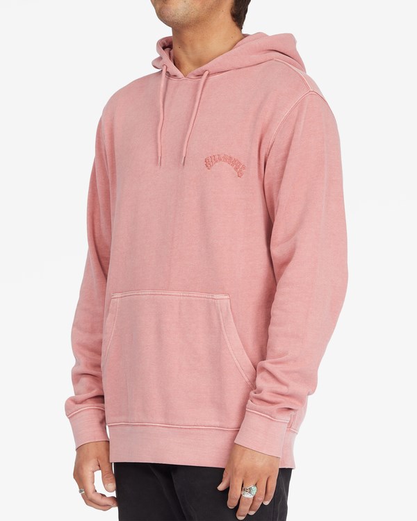 Billabong Wave Washed Pullover Hoodie Faded Rose | WDNKV7835