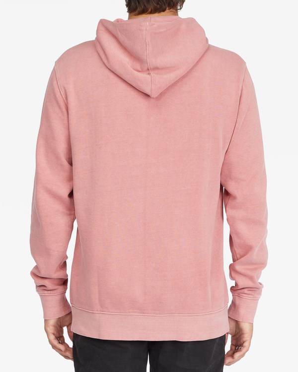 Billabong Wave Washed Pullover Hoodie Faded Rose | WDNKV7835