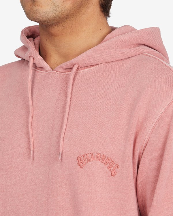 Billabong Wave Washed Pullover Hoodie Faded Rose | WDNKV7835