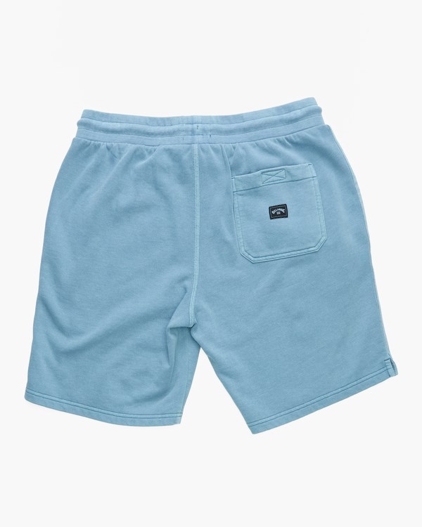 Billabong Wave Washed Theme Arch Sweatshorts Smoke Blue | DQKSH2684