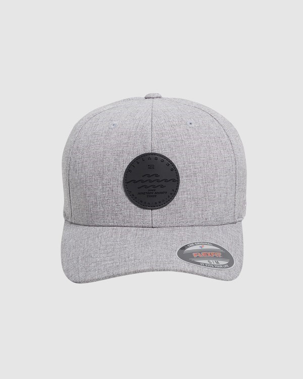 Billabong Wavy Davy Heatherlight Flexfit Hat Dark Grey | YNVEG5238