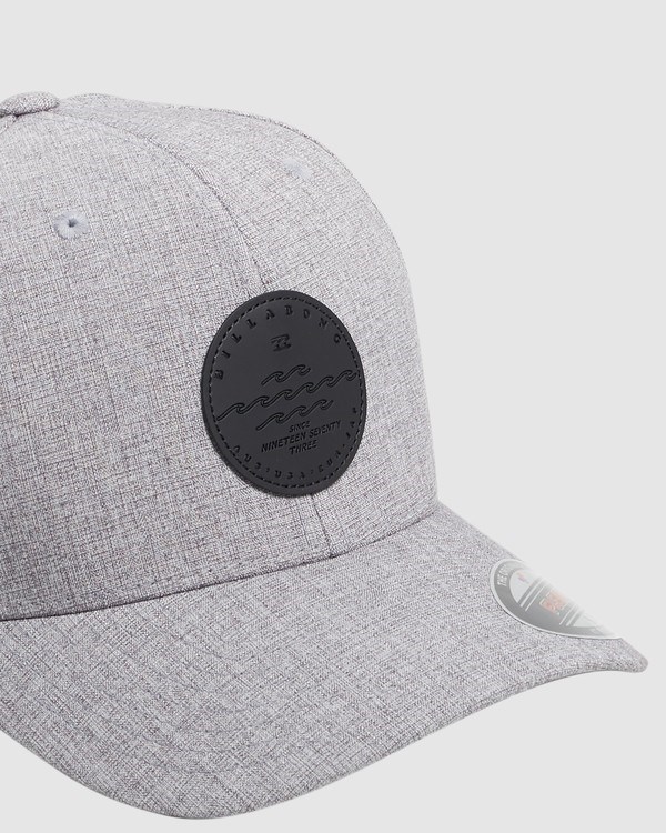 Billabong Wavy Davy Heatherlight Flexfit Hat Dark Grey | YNVEG5238