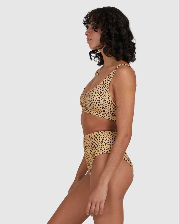 Billabong Well Spotted Tank Bikini Top Gold Dust | ALOCI2385