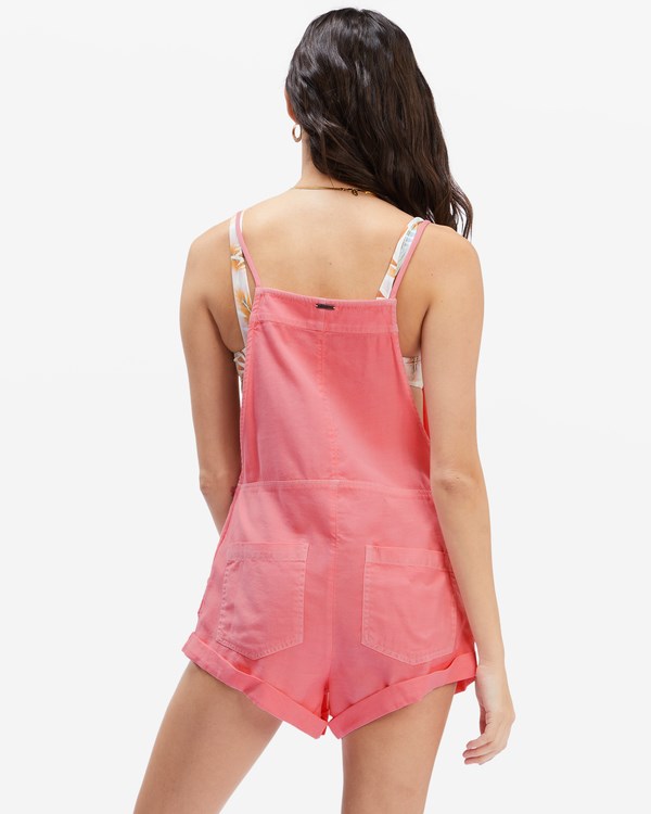 Billabong Wild Pursuit Romper Pink Sunset | NBWFV3867