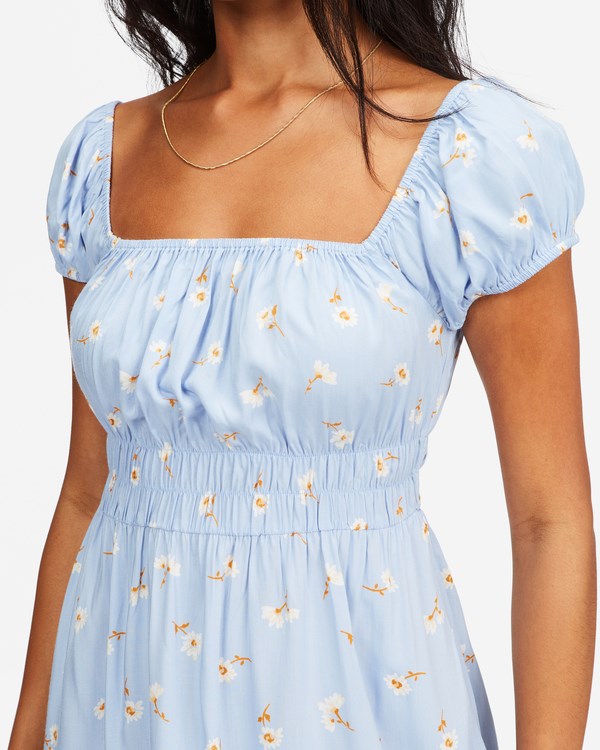 Billabong Wildflower Mini Dress Rain Drop | SJLGK2890