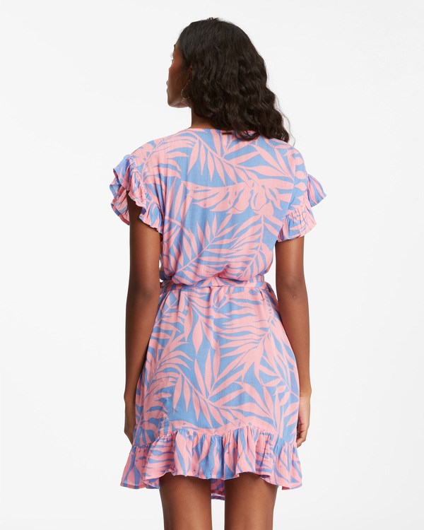 Billabong Wrap And Roll Woven Dress Pink Sunset | WBJKP1387