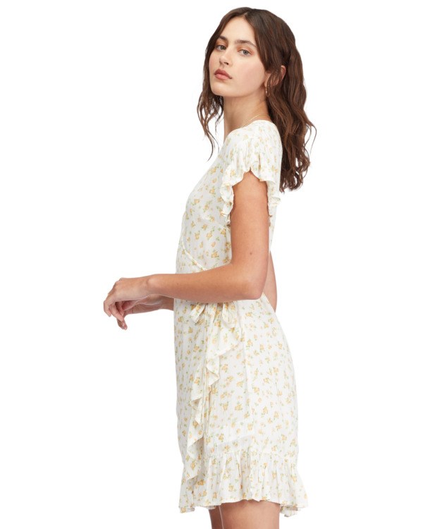 Billabong Wrap And Roll Woven Dress Salt Crystal | AULYH2346